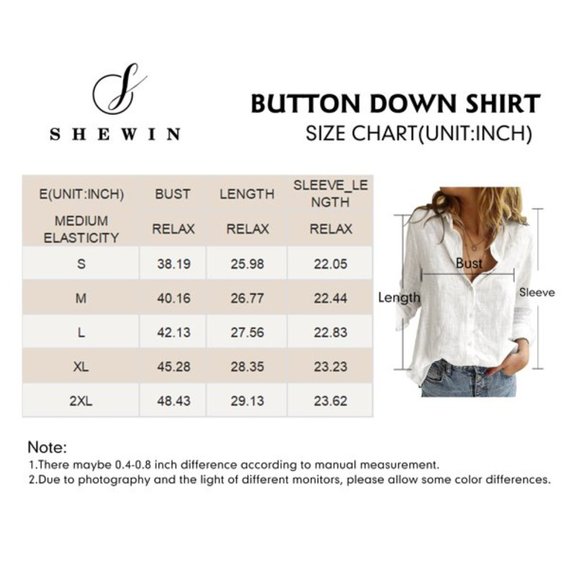 Womens Work Blouses Casual V Neck Blouse Tops 3/4 Sleeve Button Down Shirt Gray - Picture 3 of 8